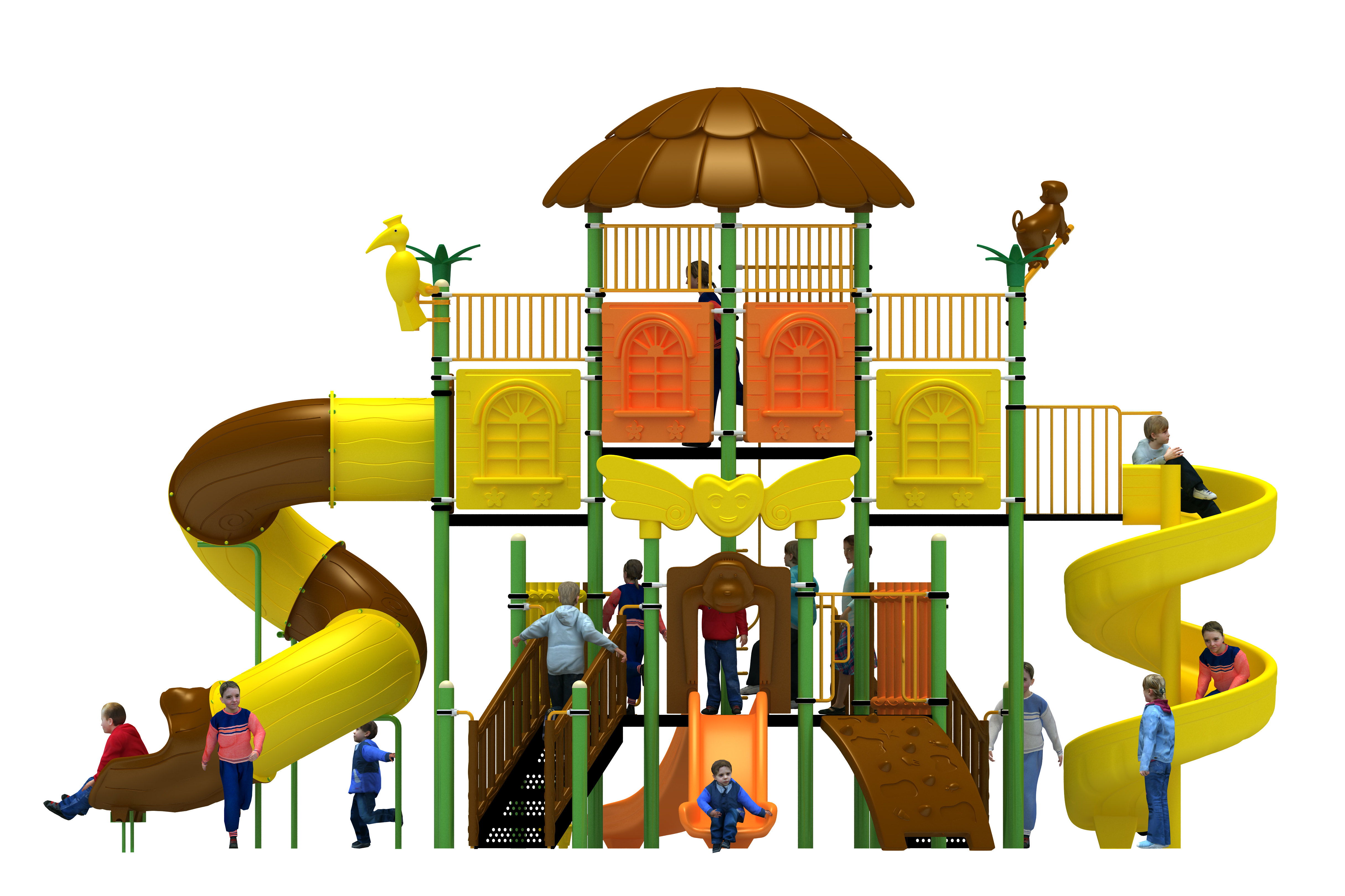 Orman Temalı Oyun Grubu C-300 PRK-305 | Temalı Metal Oyun Grupları | Erse Kent Mobilyaları